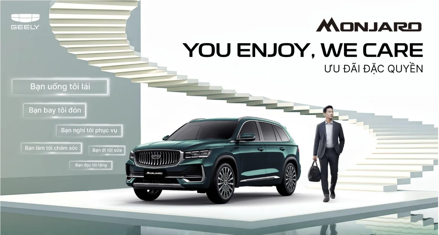 Geely Monjaro nhận ưu đãi đặc quyền “chưa từng có”